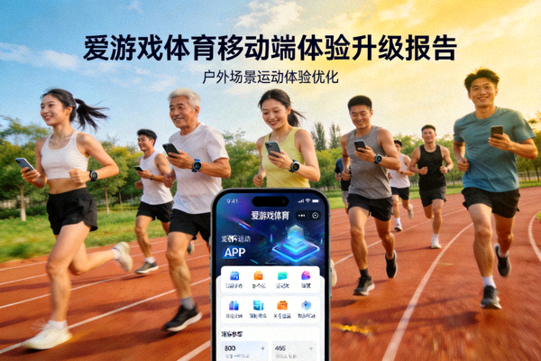 爱游戏体育移动端体验升级报告配图 - 户外跑道运动人群