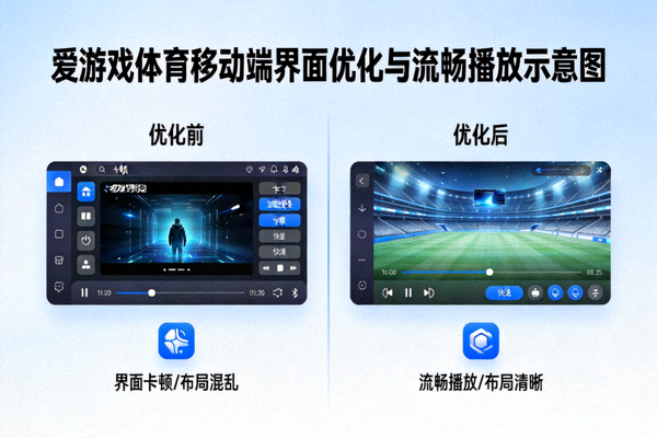 爱游戏体育移动端界面优化与流畅播放示意图